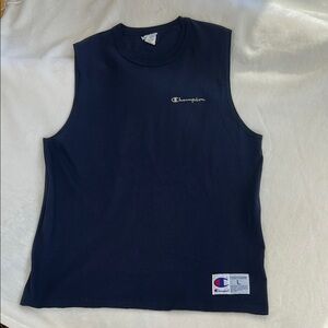 Champion Navy Sleeveless Shirt